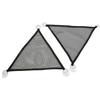 2Pcs Triangular Bearded Dragon Hammock Soft Replaceable Lizards Hammock with Suction Cup for Reptiles HamstersS