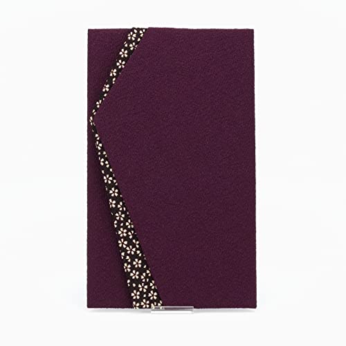 Maruai Fuku-40 Fukusa, For Congratulations and Condolences, Includes Pouch, Cherry Blossom Pattern, 1 Piece