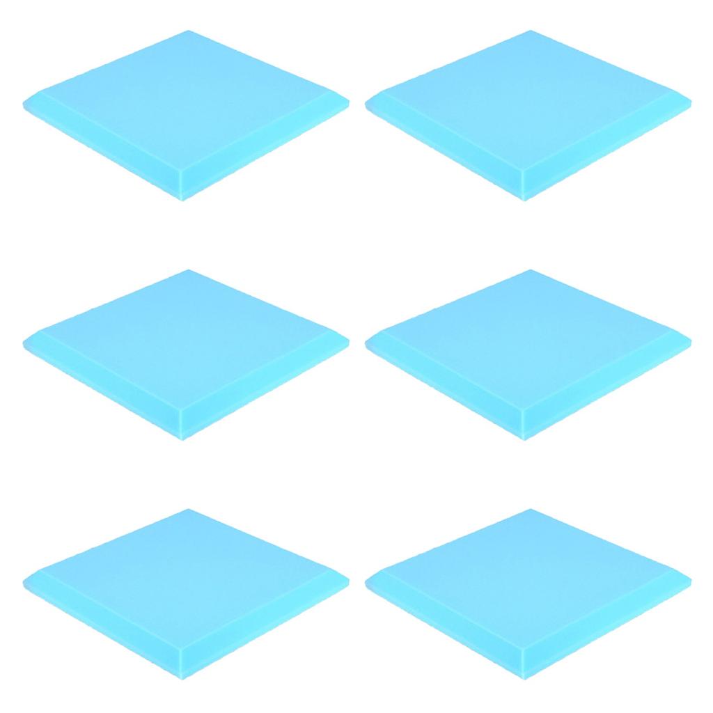 6PCS Sound-absorbing Flame-retardant Foam Board Sound-absorbing Sponge KTV Sound