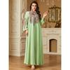 Magic Queen Middle East Women Moroccan Robe Dubai Sequin Embroidered Ethnic Formal Dress Long Dress Dress