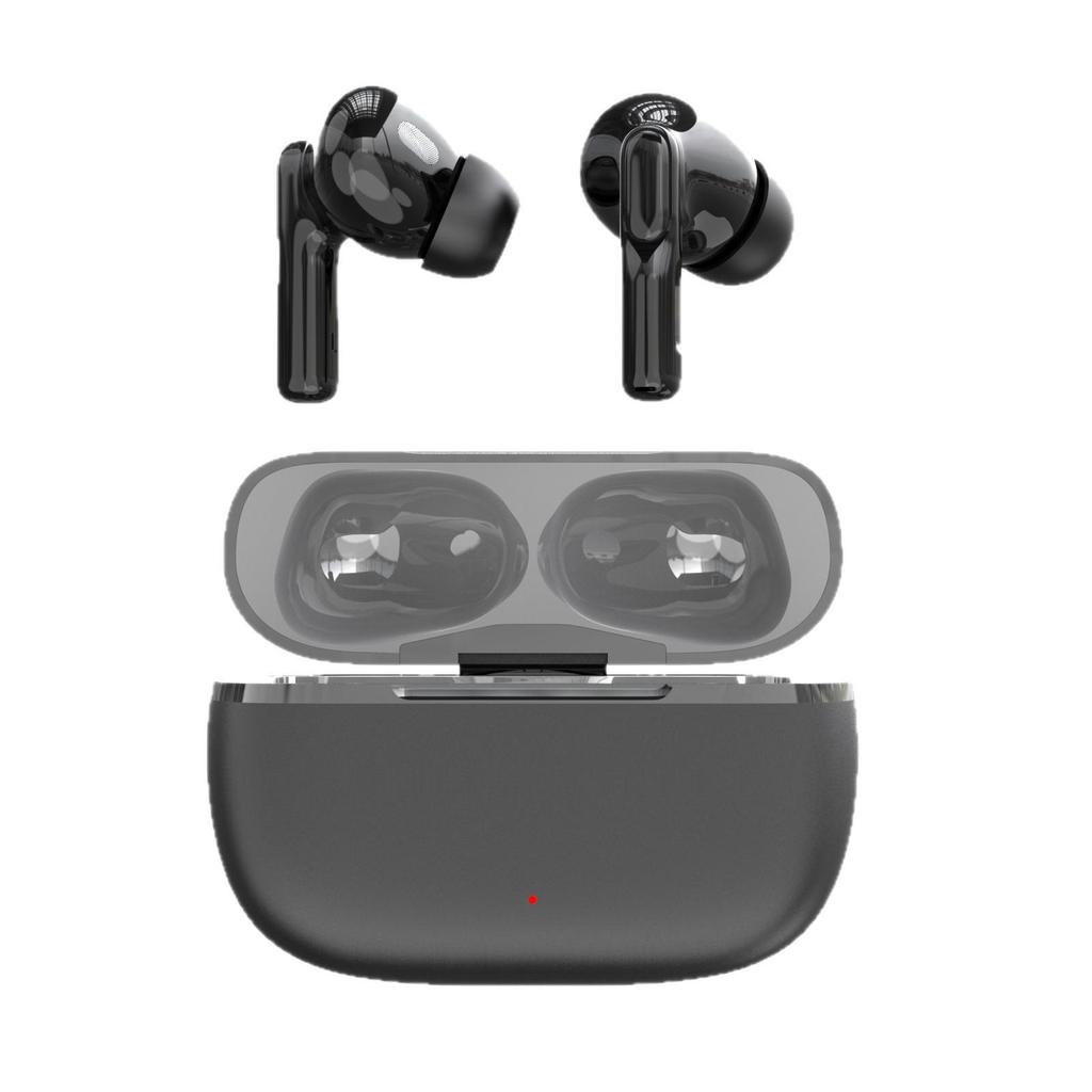 MAX50 Zinc Alloy Bluetooth Earphones with Dual Noise Cancelling and Fingerprint Touch - High Quality Wireless Earphones.