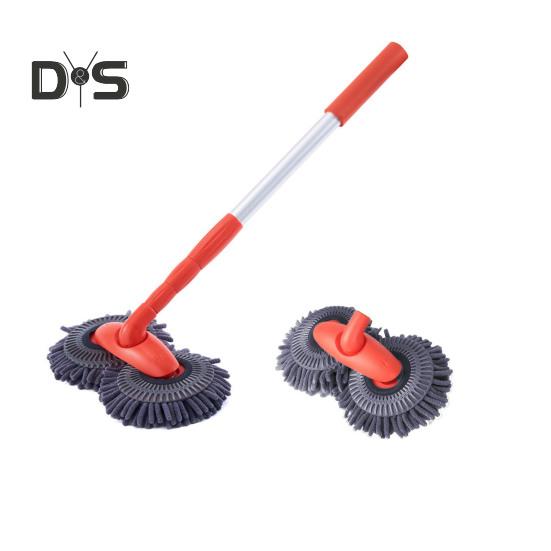 

Вращающаяся щетка для мытья автомобиля с длинной ручкой, регулируемая длина, не царапающая автомобильные окна, инструмент для чистки лобового стекла B