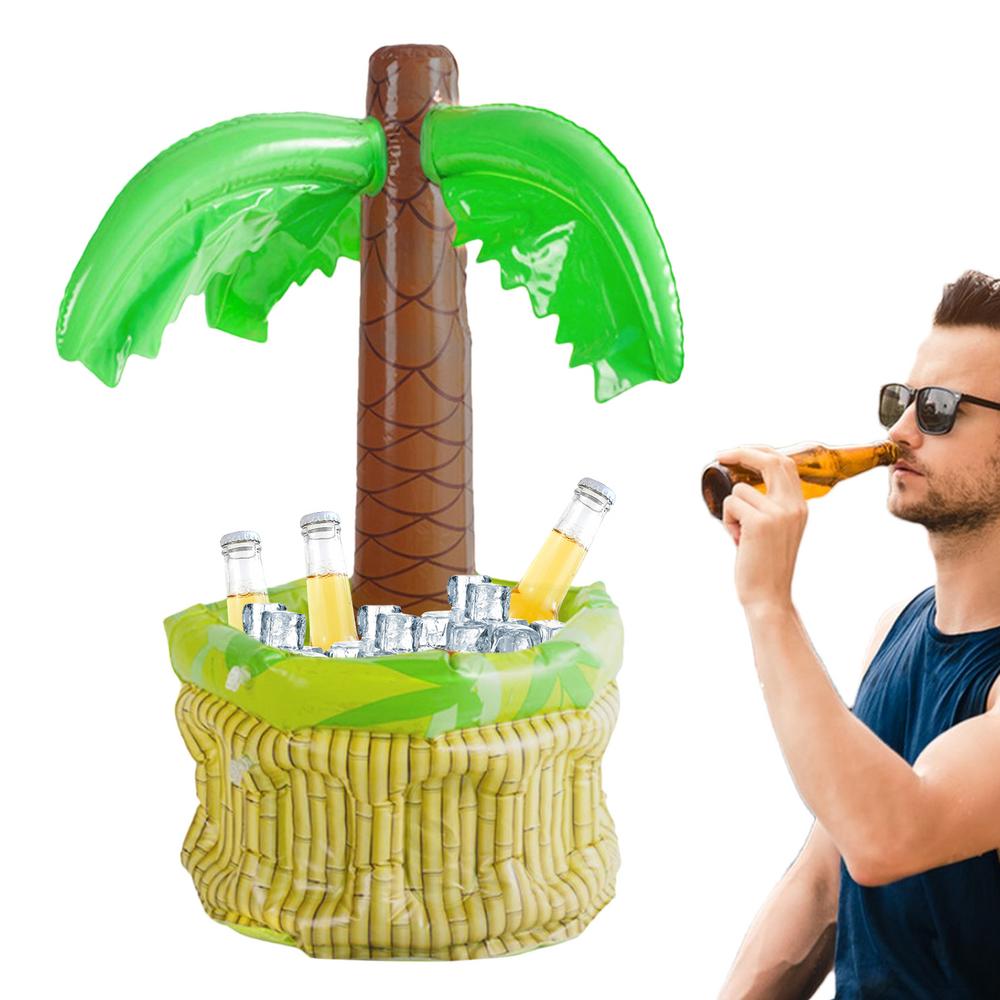 Inflatable Pool Cooler Summer Cactus Ice Bucket Inflatable Cooler Chill Drinks And Fruits Beverage Container Cooler For Outdoor