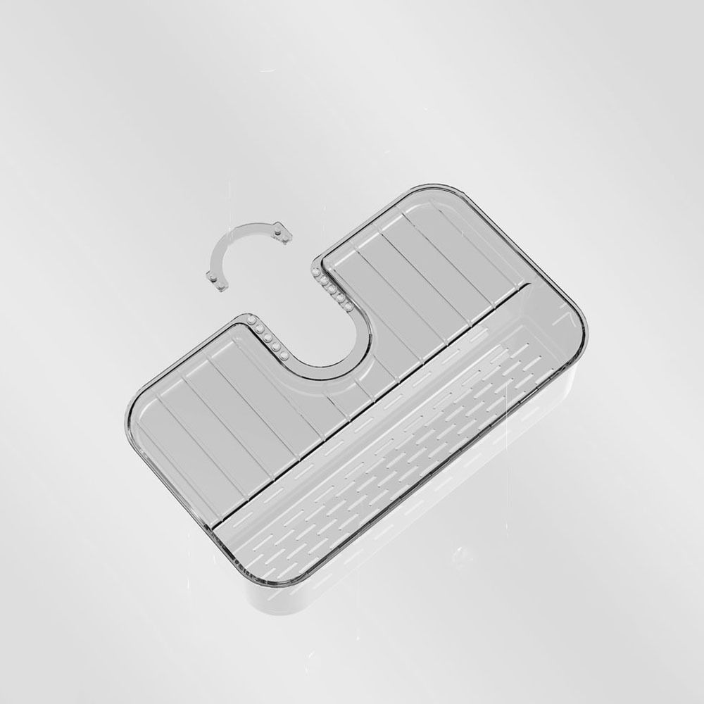 Anti-Splash Sink Sponge Rag Drainer Rack Non-Slip Sink Drainer Rack  Household