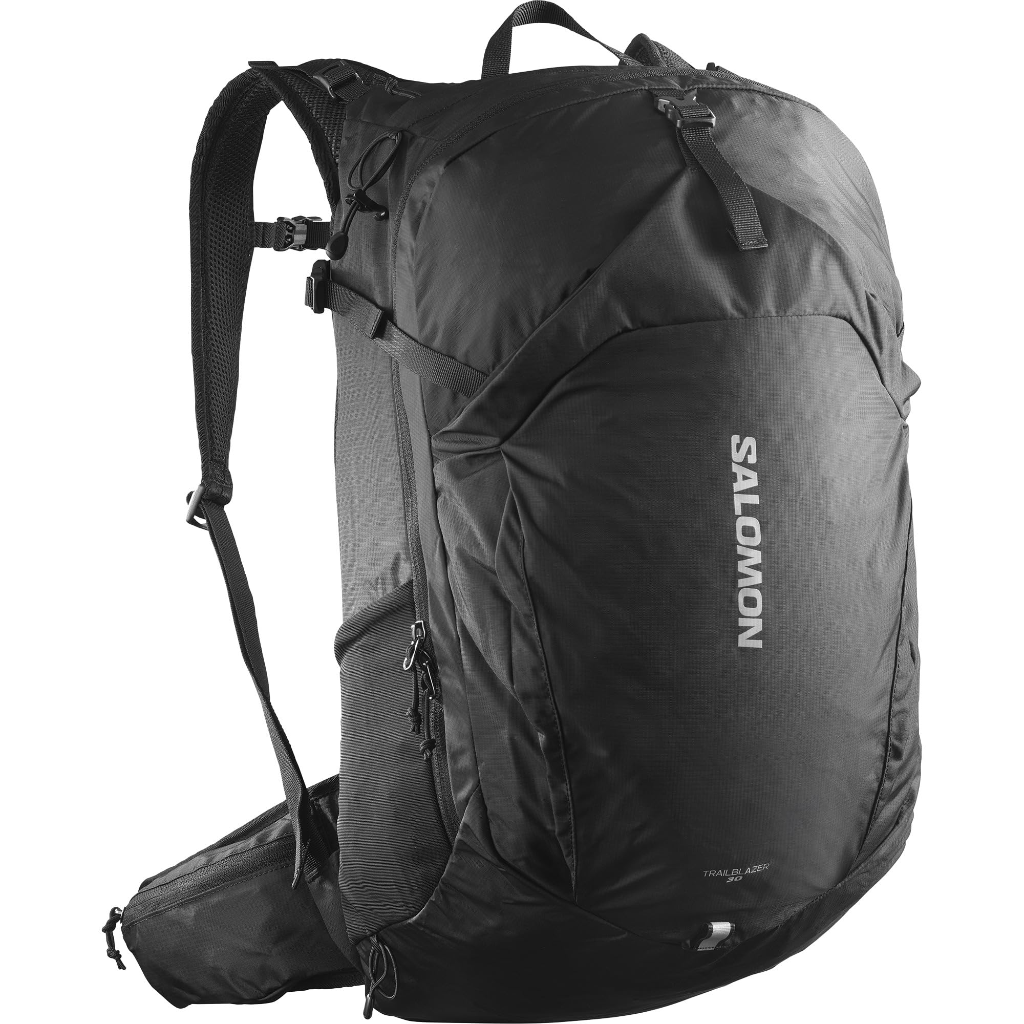 

Salomon TRAILBLAZER 30 Backpack NS (30 Liter), Unisex, Black/Alloy