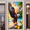 Large Size Mosaic DIY Full Diamond Painting Kits Art Beautiful Eagle and Flowers Embroidery Cross Stitch Rhinestones