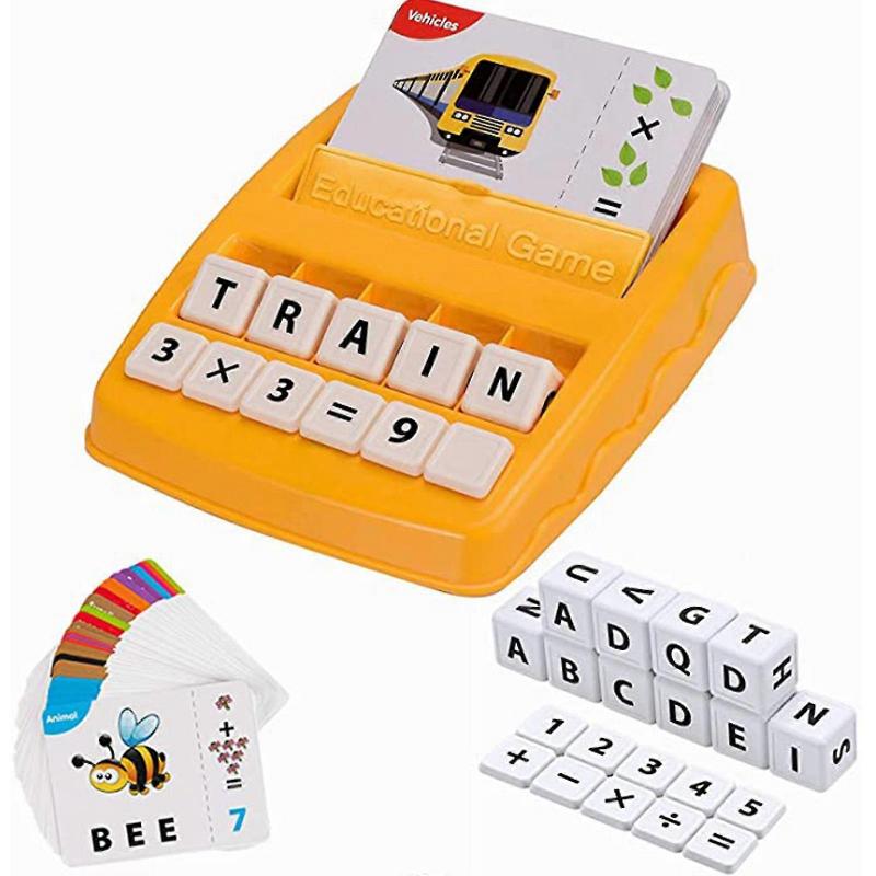 Matching Letter Number Matching Spelling Reading Toys Learning Game Educational
