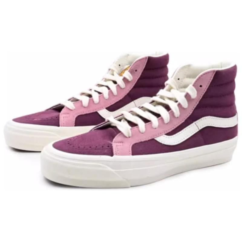 Vans SK8 High Top Skateboard Shoes Unisex Pink Purple Sneakers VN000CTBBJD