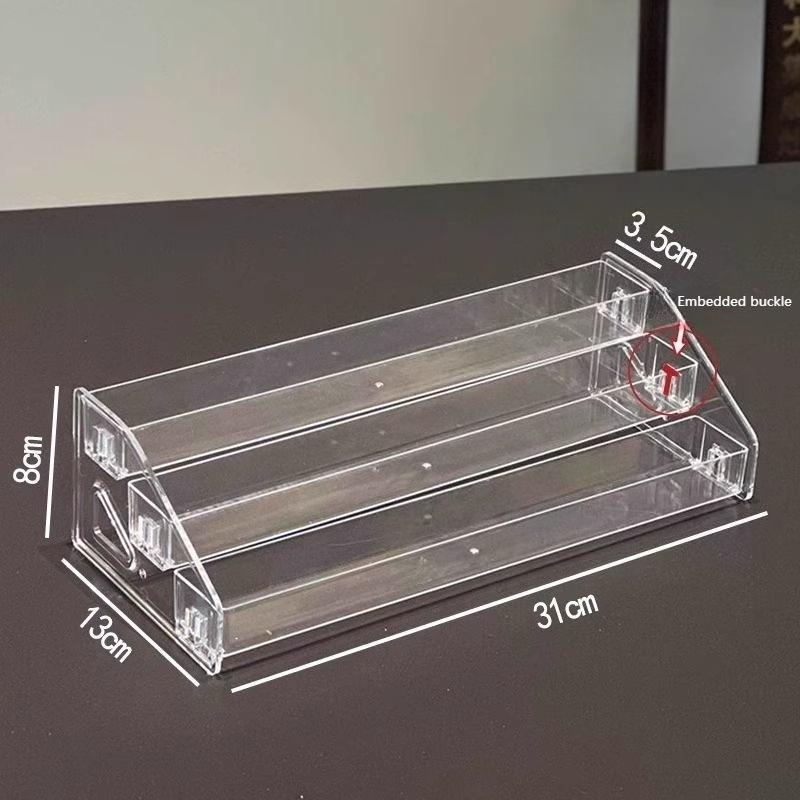 5-layer acrylic CD album display rack CD storage display cabinet for celebrity and singer CDs magazine and anime storage rack