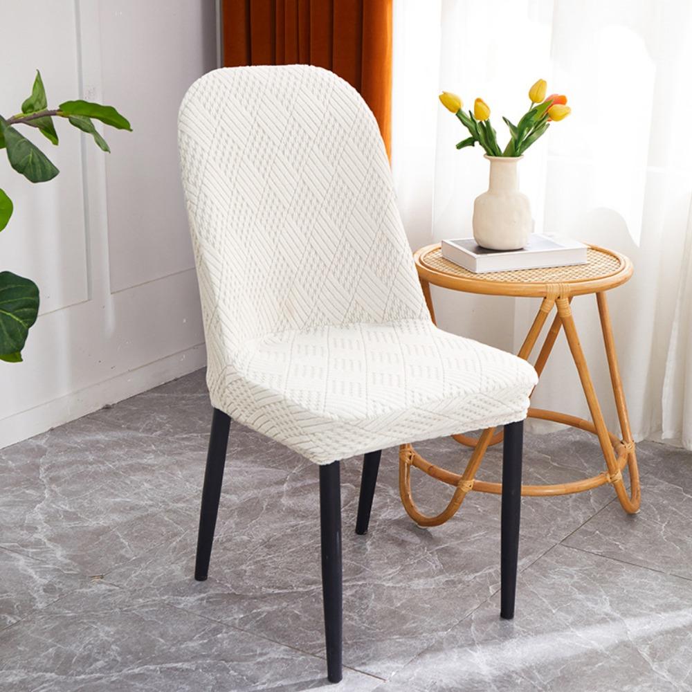Universal Luxury Dining Chair Covers Stretchable Seat Covers for Home Kitchen Chairs with Backrest Protector