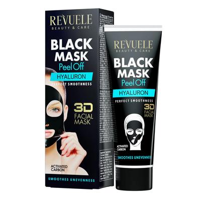 Black Mask-film with Hyaluronic Acid for the Face 80 Ml