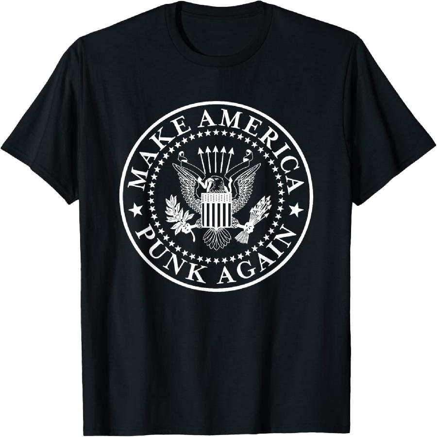 Make America Punk Again Vintage Punk Rock 80s T-Shirt XXXXXL чёрный