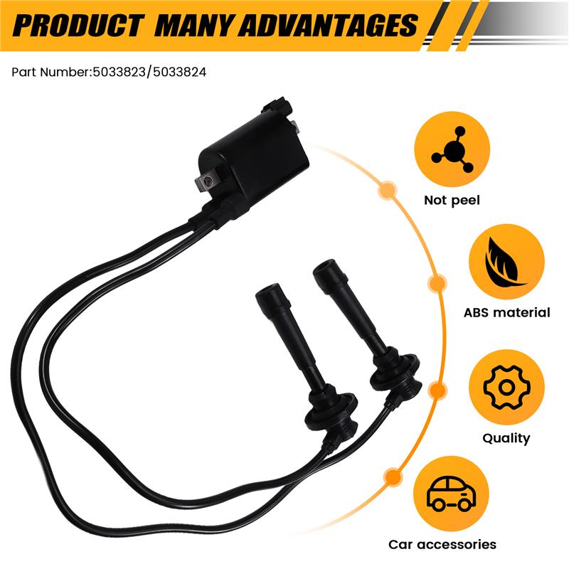 A58X-5033823 5033824 Outboard Ignition Coil For Johnson 90-140Hp (1998-2009) 4Stroke