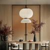 Wabi-Sabi Silk Lantern Pendant Light