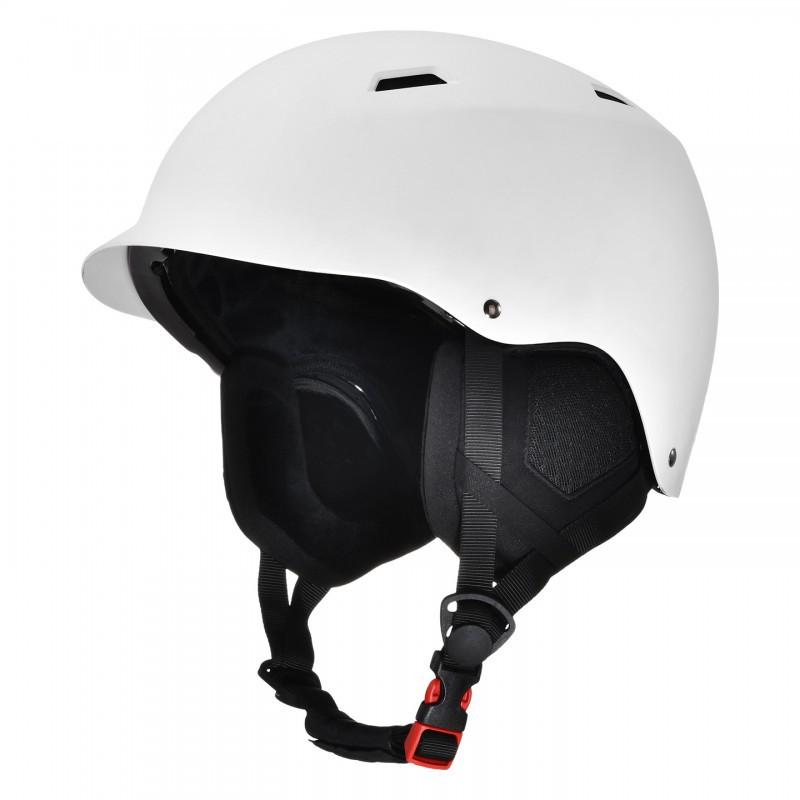 

Professional Ski Helmet Adjustable Single Double Board Integrated Hat Men Women s Warm Anti-collision Snow L（58-61cm） белый