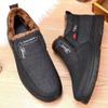 Old Beijing cotton shoes winter 2025 new high-top men's shoes warm soft-soled cotton boots piled and thickened middle-aged and elderly cloth shoes