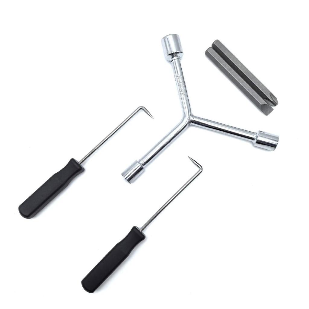 Royal Washing Machine Disassembly Tool: Pulsator & Inner Tub Repair, Three-Prong Socket Screwdriver, Clutch Wrench.