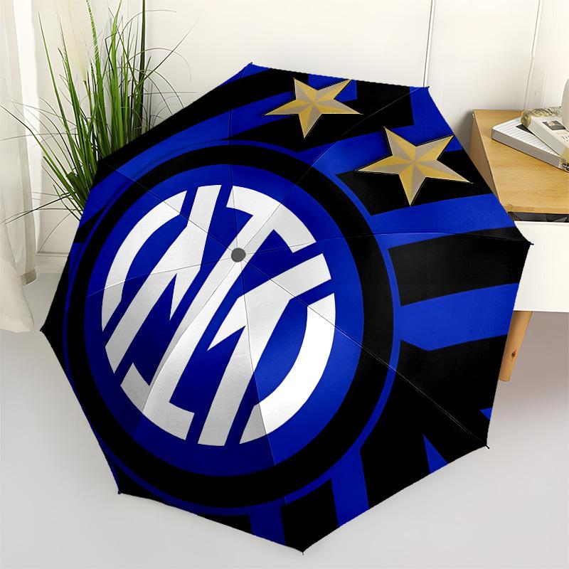 

Inter Milan, Badge Automatic Opening and Closing, 8 rib Structure Portable Umbrella, Suitable for Men and Women in All Seasons Perfect Gift