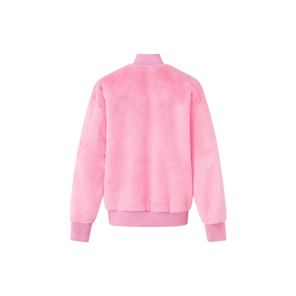 Adidas Originals Reversible Fur Bomber Jacket Men Jacket Light-Pink JE6122