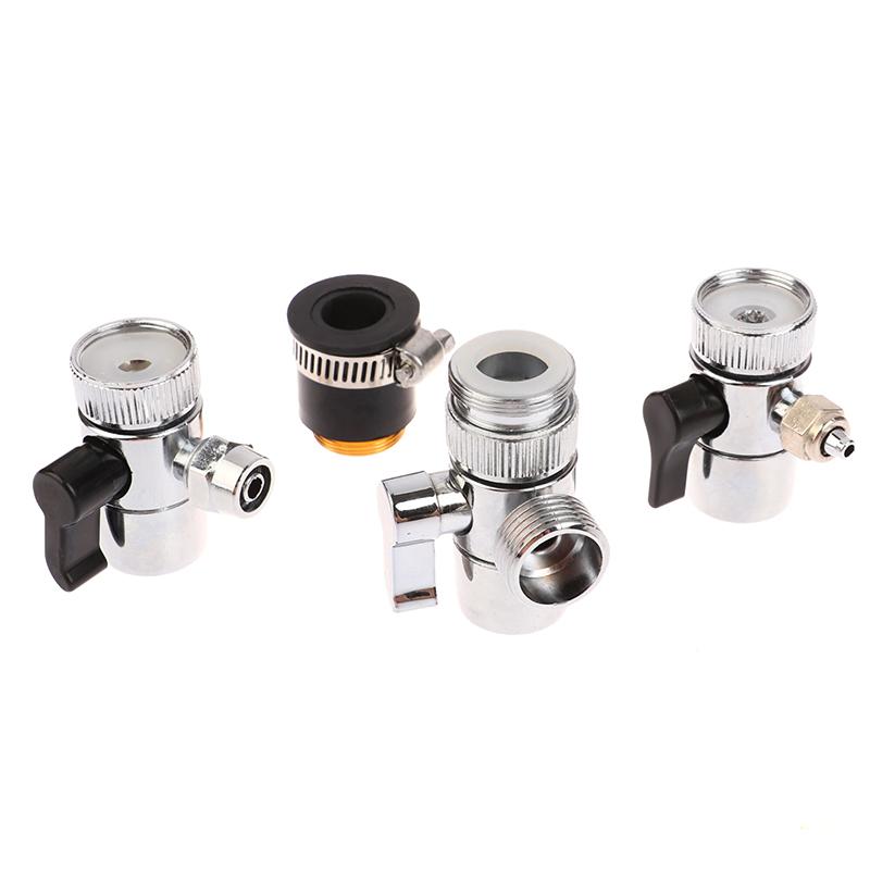 Alloy Faucet Fittings Diverter Pipe Single-Cut Valve Switching Adapter Tube Connector Water Purifier Water Filter Accessories