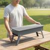 Long Rectangular Outdoor Grill Thickened Material Portable Briquette