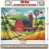 Countryside Farm Tapestry for Living Room, Bedroom and Rustic Home Decor