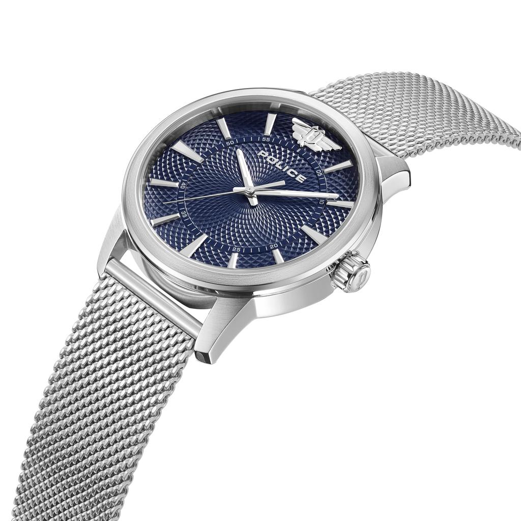 Watch RAHO Navy Dial Stainless Steel Band PEWJG0005004 [POLICE][Authentic] Men's