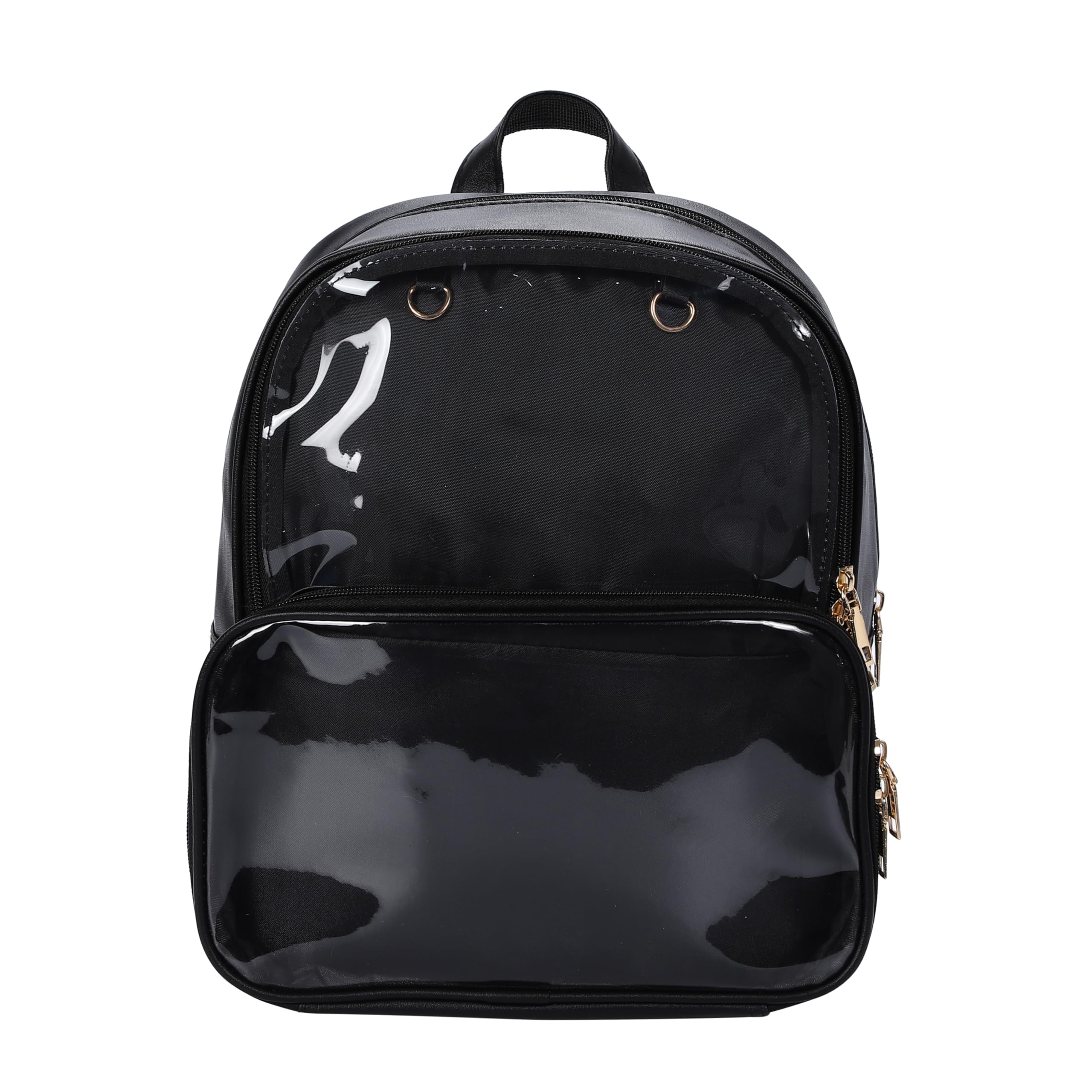 

Harujio Ita Bag Backpack, Perfect for Otaku Activities, Plush Toy, Black and White, Leather-Look Backpack, Women s and Men s, Cute, Stylish, Popular