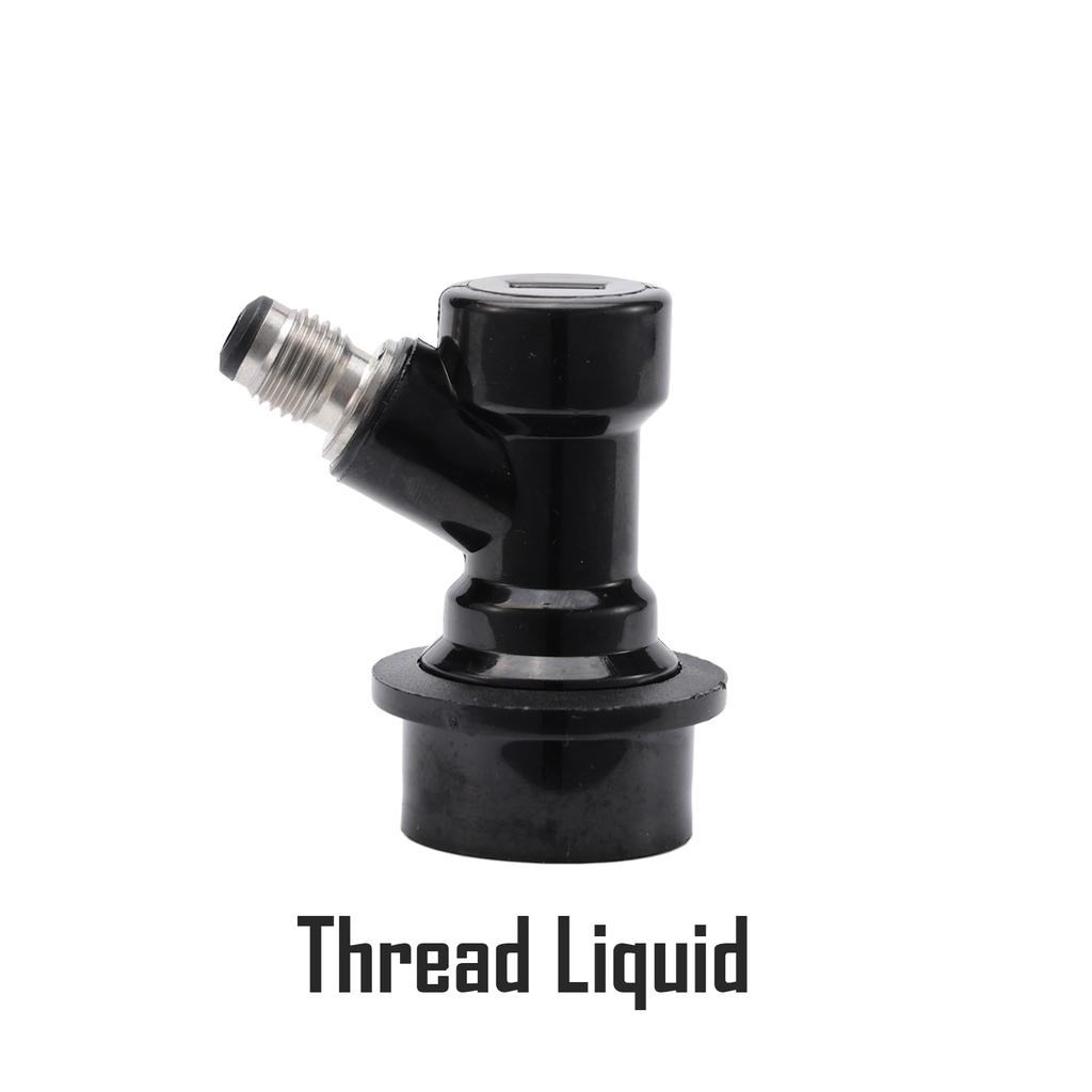 Homebrew Ball Lock Disconnect Beer Keg Connector Dispenser 1/4" Barb 1/4"MFL Beer Gas Beer Keg Parts