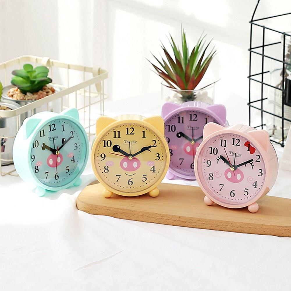 Retro Style Bedside Clock Multi-color Home Decorations Clock Clock Decoration Ornaments  Bedroom