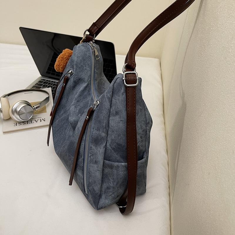 Women's Commuter Shoulder Bag Large Capacity Vintage Tote Bag