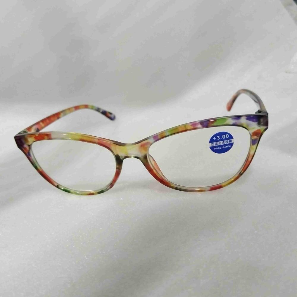 Flowers Elegant Anti-Blue Light Eyeglasses Presbyopic Glasses Eye Protection Reading Glasses