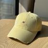 Spring and summer new style, fresh and simple embroidered soft-top baseball cap, fashionable and versatile hat that makes the face look smaller,
