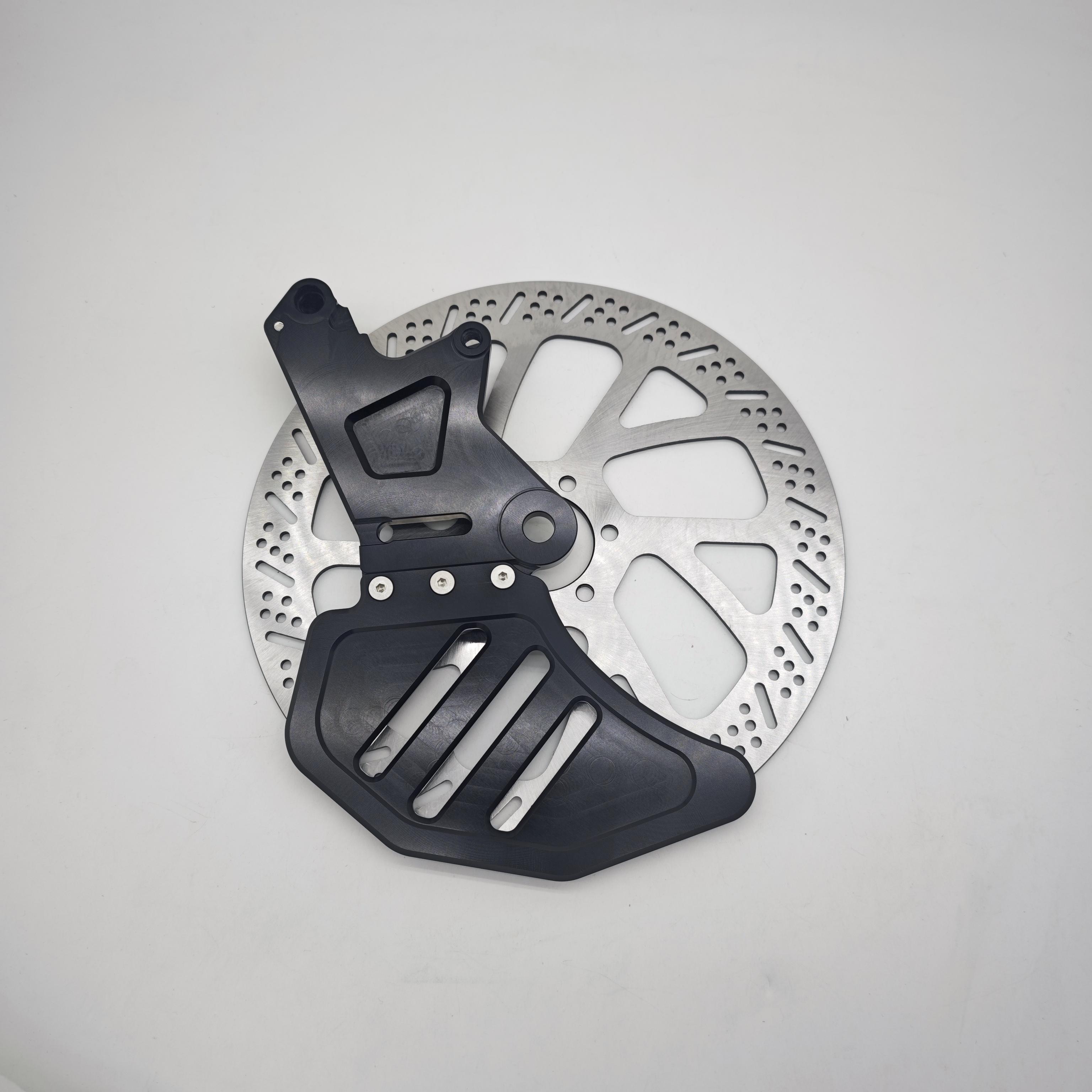 CNC-Machined Reinforced FMO Disc Brake (240-3.3) & Ultra Bee Rear Caliper Bracket – Accessories for Light bee чёрный