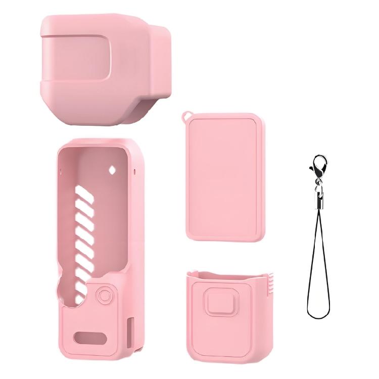 Button Clearance Camera Cover Kit, Silicone Split Sleeve Set for Pocket 4P Camera Carry, Bag Use, Storage, and Travel