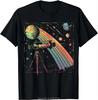 Telescope Vision Tee See Beyond The Horizon Tshirt Astronomy Astrophile T Shirt Fashion Oneck Streetwear Unisex Cotton Tshirt