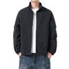 Jaqueta Jaqueta Masculina Minimalista Top Gola Alta Uniforme de Beisebol Moda Jaqueta Única Roupa Masculina
