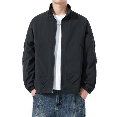 Kurtka Męska Kurtka Minimalistyczna Top Stójka Moda Mundur Baseballowy Kurtka Pojedyncza Odzież Męska