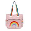 New Rainbow Design Handbag Y2K ItaBag Casual High Beauty Sweet Girl Shoulder Bag, Fashionable Cute Transparent Ulzzang Ita Bag