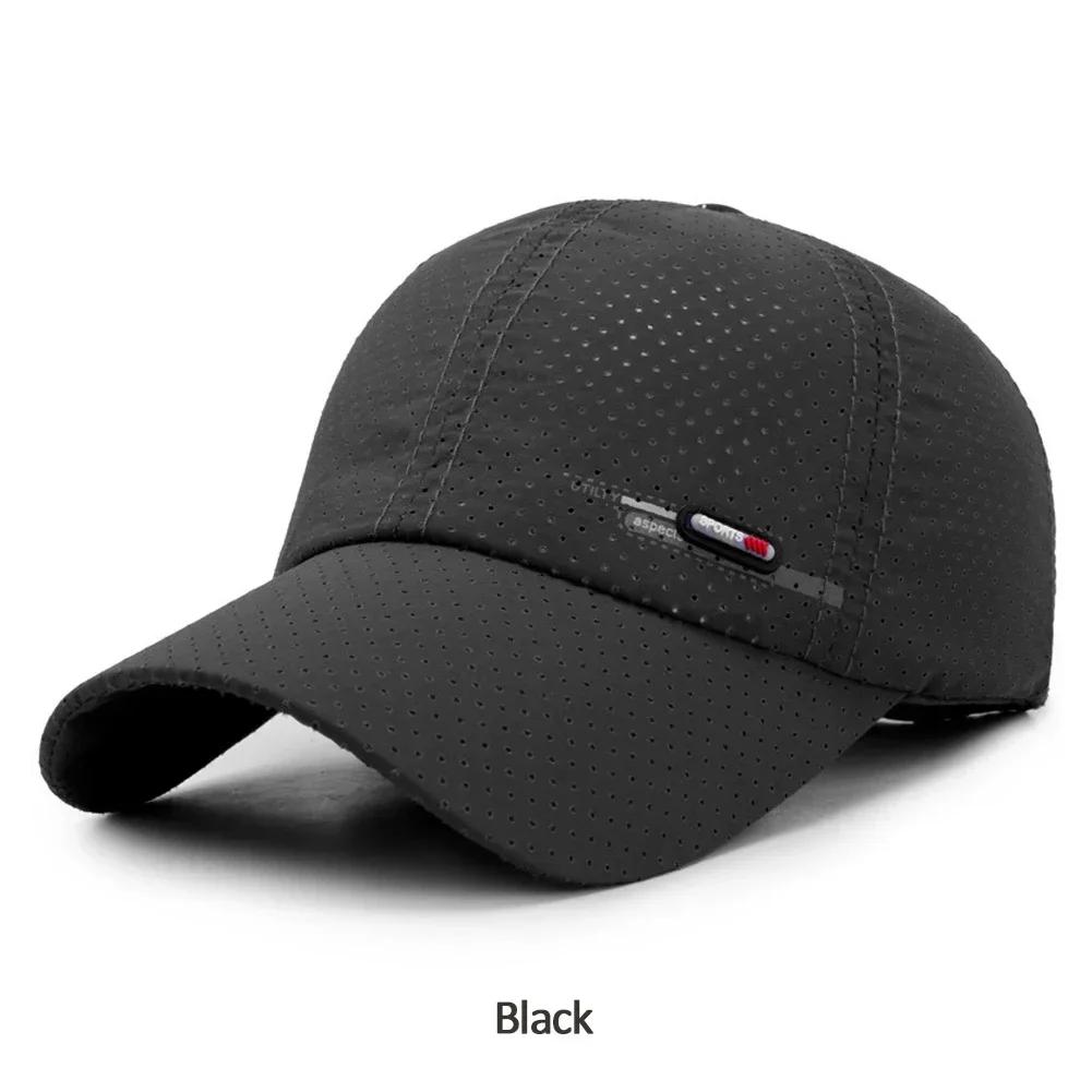Luxury Brand Sports Running Sweat Baseball Cap Male Fashion Canada Golf Caps Quick Dry For Men Women Solid Snapback Bone Hats