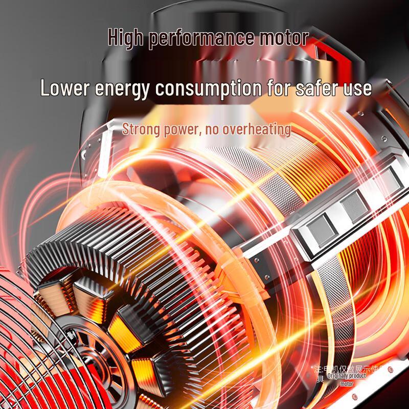 YAT Industrial High-Power Floor Fan CN Plug (adapter Included)
