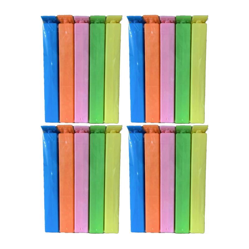 Cute Candy Color Plastic Sealing Clips Creative Snack Bag Sealer Clamp Multifunctional Food Storage Clip Tea Bags Accessory