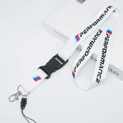Adesivo de Carro Quente 2025 Cordão de Nylon Emblema de Carro Chaveiro Cartão de Trabalho ID Chaveiro de Celular para BMW m Performance e90 e60 e46 Car-Sty