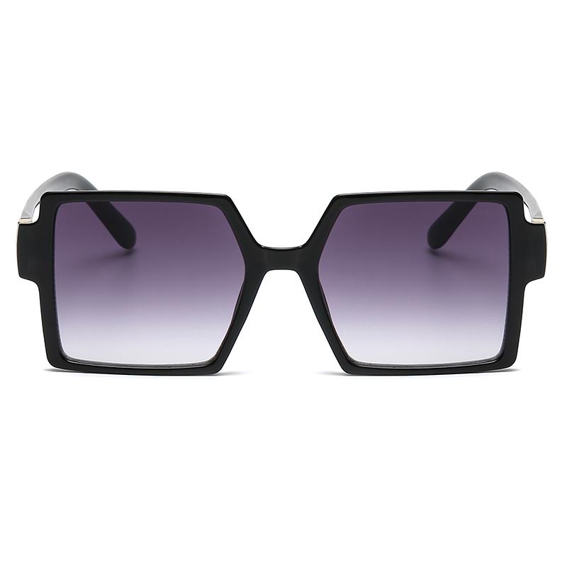 2pcs Pack New Brand Large Frame Sunglasses Square Glasses Personalized Cat Eyes Colorful Sunglasses Trend Sunglasses Uv400