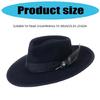 Gentleman Adult Hat Minimalists Breathable Hat Steams Punk Hat Autumn Winter for Social Gatherings