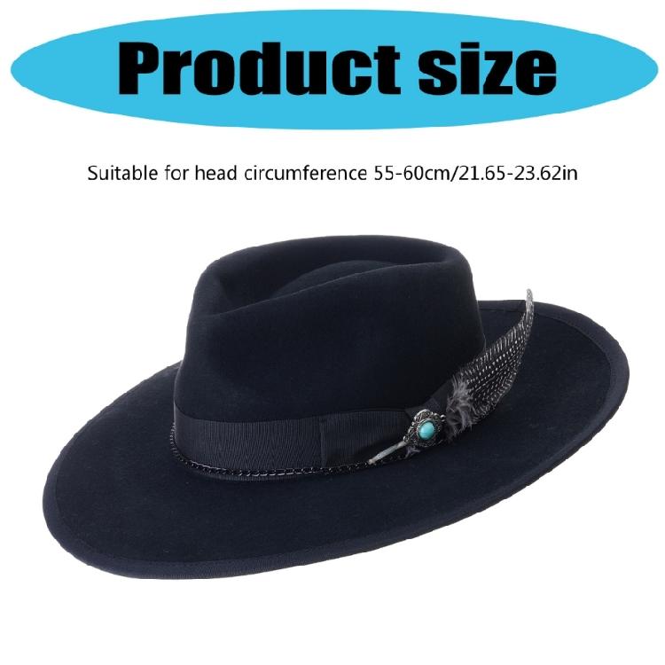 Gentleman Adult Hat Minimalists Breathable Hat Steams Punk Hat Autumn Winter for Social Gatherings