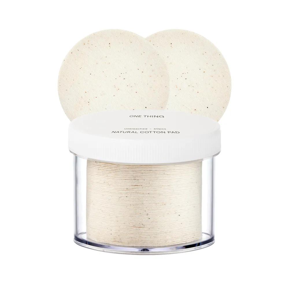 ONE THING Unbleached Cotton Pads 60ea