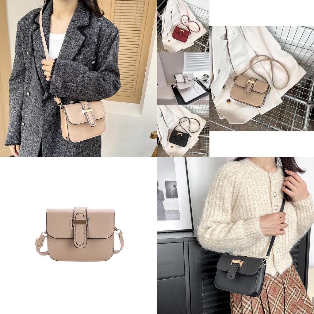 Fashionable Vintage Small Shoulder Bag For Women Stylish Pu Retro Crossbody Handbag