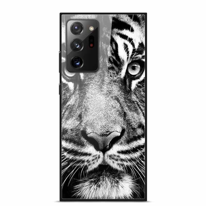 Glass Back Cover For Samsung Note 20 Ultra Case Tempered Glass Case For Samsung Galaxy S21 Ultra Case S 21 Note20 Ultra Funda