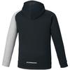 Mizuno Dynamotion Fit Training Sweat Sports Size S Men's Jacket, Jersey, Black/Silver Heather, (K2JC1556)